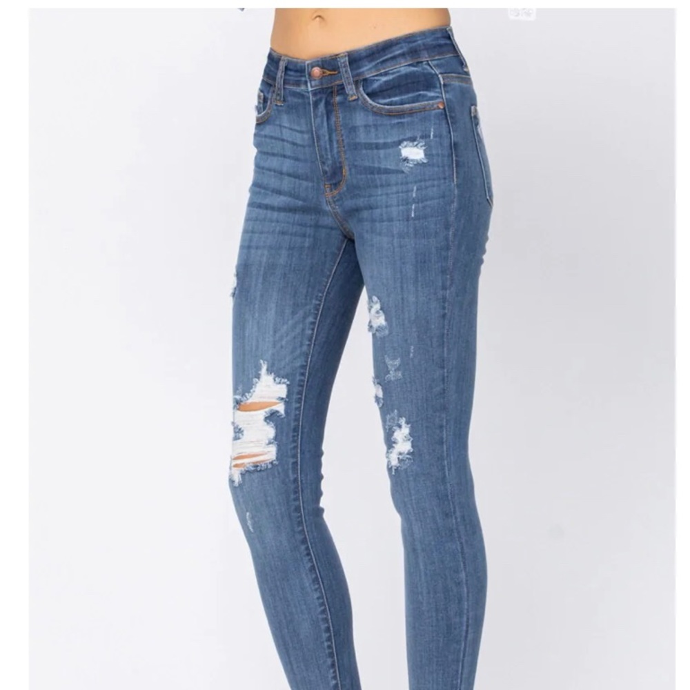 Judy Blues High Rise cropped skinny Jean
